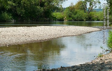 Flussbett (bei Ebensfeld, Obermain.Jura)