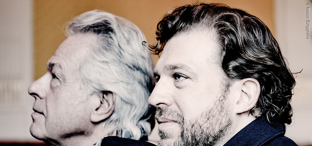 Christoph and Julian Pregardien,  Vater und Sohn.Januari 2025 Vienna Schubertsaal  Konzertsaal Wien.Photo: Marco Borggreve