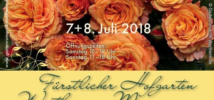 Gartenromantik Fürstlicher Hofgarten Wertheim - Veranstaltungen