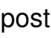 post