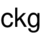 ckg